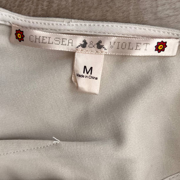 Chelsea & Violet Medium Cream Lace Overlay Dress - Picture 7 of 7